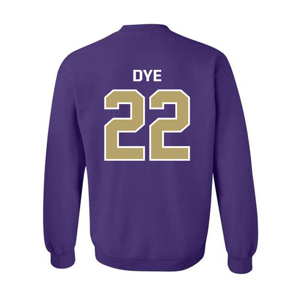 JMU - NCAA Football : Trashon Dye - Classic Shersey Crewneck Sweatshirt-1