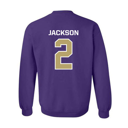 JMU - NCAA Football : Nakian Jackson - Classic Shersey Crewneck Sweatshirt-1