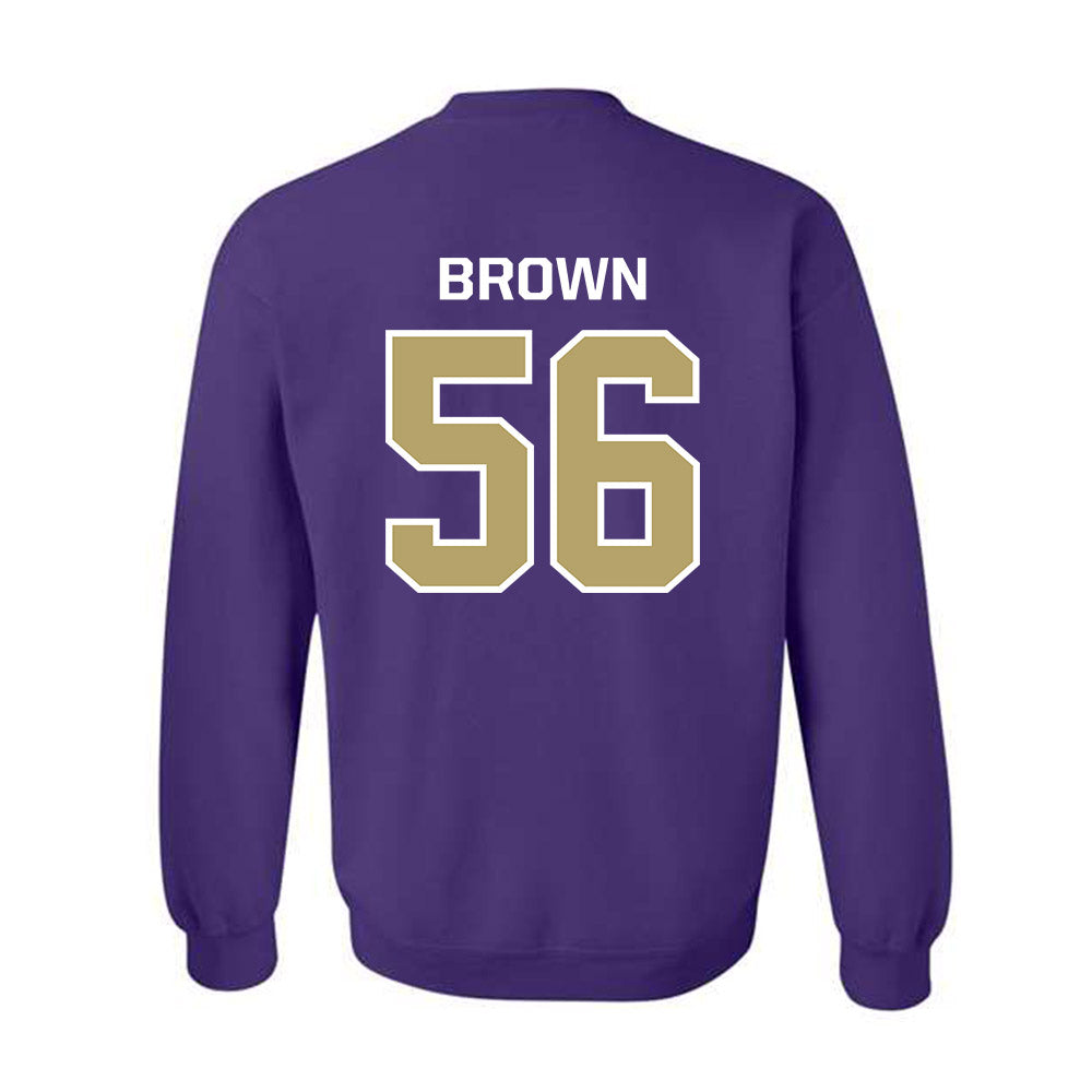JMU - NCAA Football : Tyler Brown - Classic Shersey Crewneck Sweatshirt-1