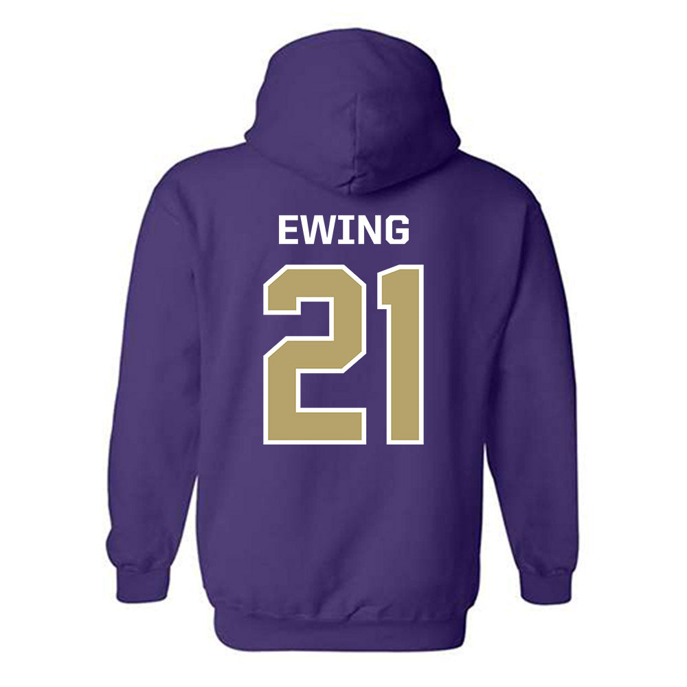 JMU - NCAA Women's Lacrosse : Caroline Ewing - Classic Shersey Hooded Sweatshirt-1