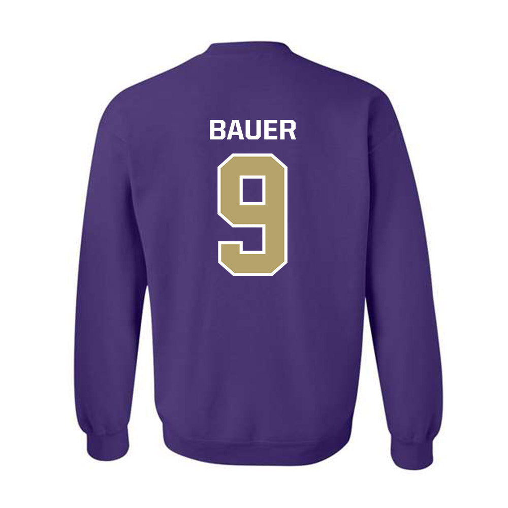 JMU - NCAA Baseball : Landon Bauer - Classic Shersey Crewneck Sweatshirt-1