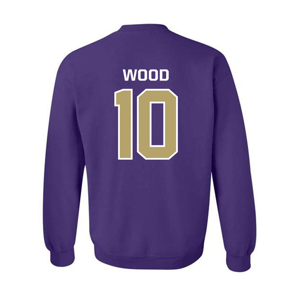 JMU - NCAA Women's Lacrosse : Sammy Wood - Classic Shersey Crewneck Sweatshirt-1