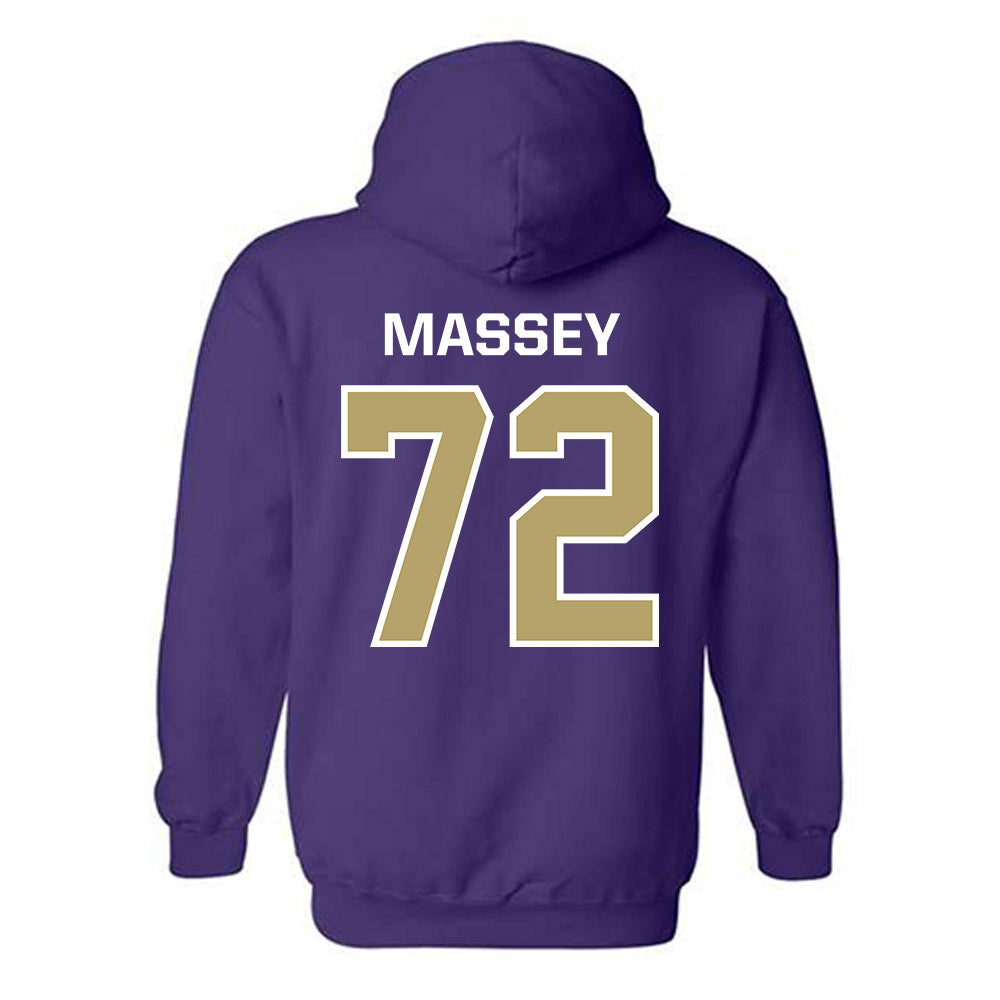 JMU - NCAA Football : Kaedin Massey - Classic Shersey Hooded Sweatshirt-1