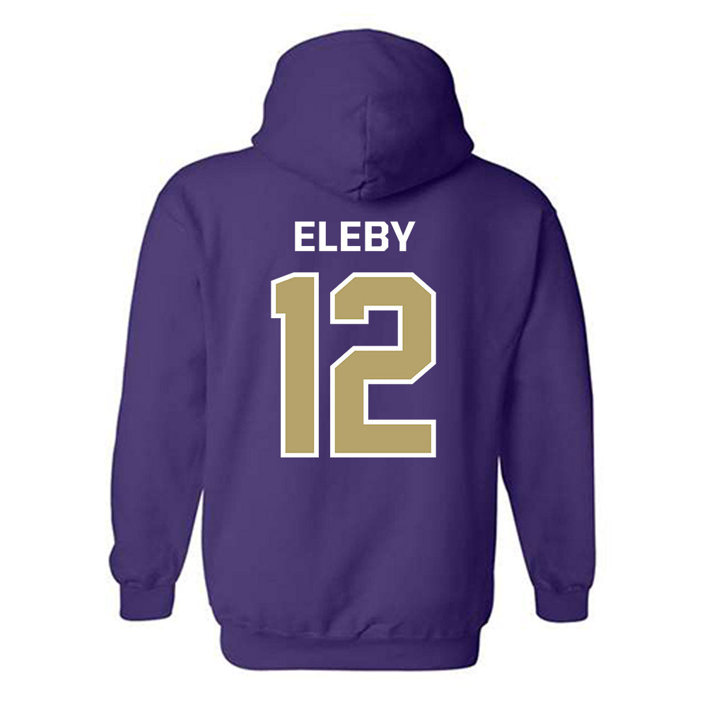 JMU - NCAA Women's Basketball : Jemma Eleby - Classic Shersey Hooded Sweatshirt-1