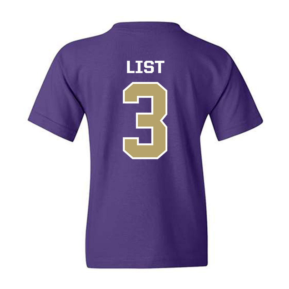 JMU - NCAA Softball : Payton List - Classic Shersey Youth T-Shirt-1