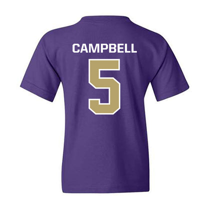 JMU - NCAA Baseball : Wyatt Campbell - Classic Shersey Youth T-Shirt-1