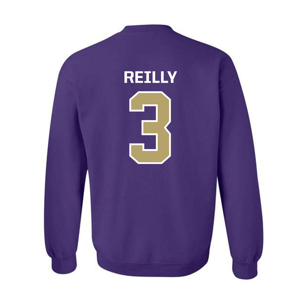 JMU - NCAA Men's Basketball : Cavan Reilly - Classic Shersey Crewneck Sweatshirt-1