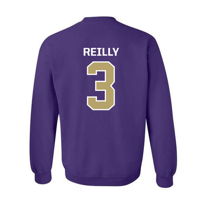 JMU - NCAA Men's Basketball : Cavan Reilly - Classic Shersey Crewneck Sweatshirt-1
