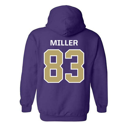 JMU - NCAA Football : Chase Miller - Classic Shersey Hooded Sweatshirt-1