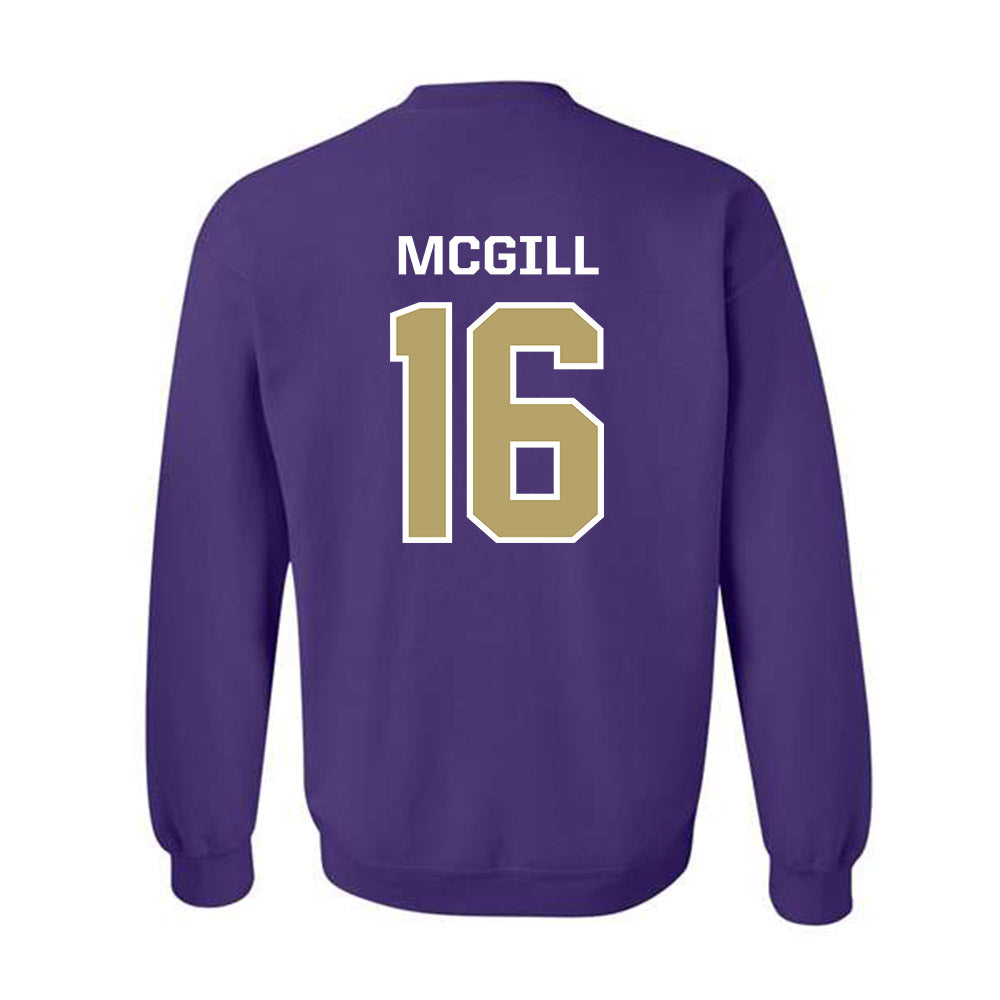 JMU - NCAA Football : TJ McGill - Classic Shersey Crewneck Sweatshirt-1