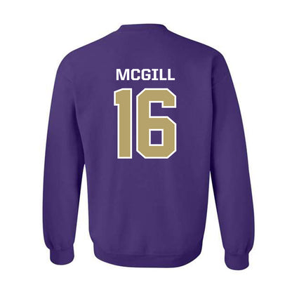 JMU - NCAA Football : TJ McGill - Classic Shersey Crewneck Sweatshirt-1
