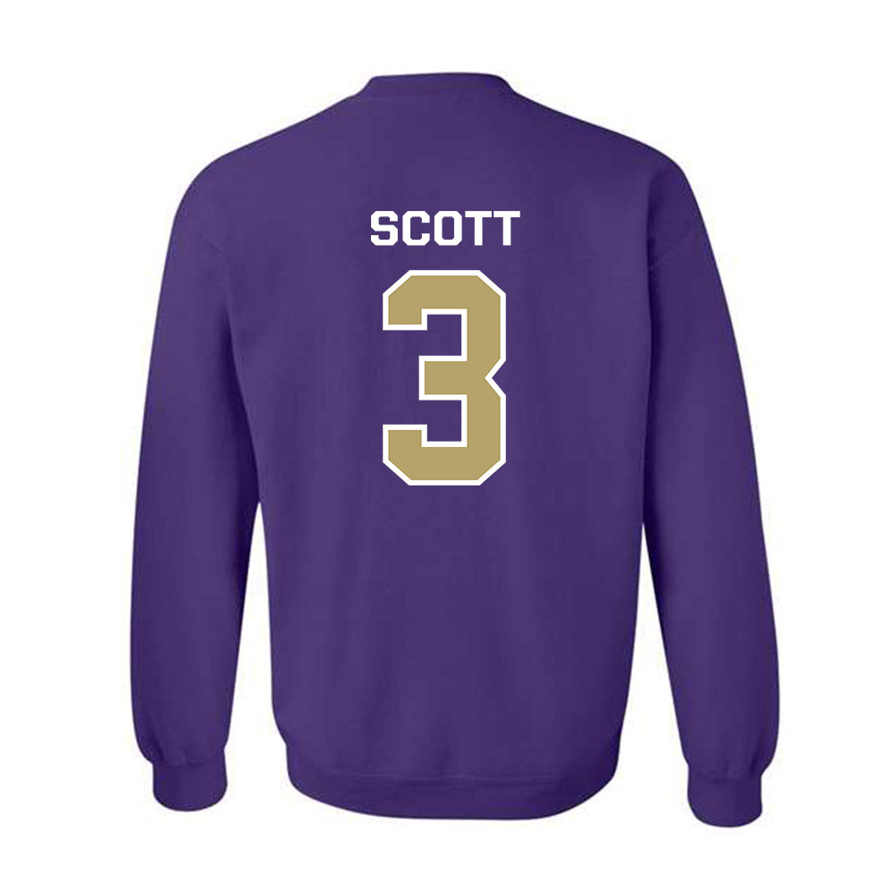 JMU - NCAA Football : Corey Scott - Classic Shersey Crewneck Sweatshirt-1