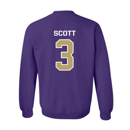 JMU - NCAA Football : Corey Scott - Classic Shersey Crewneck Sweatshirt-1