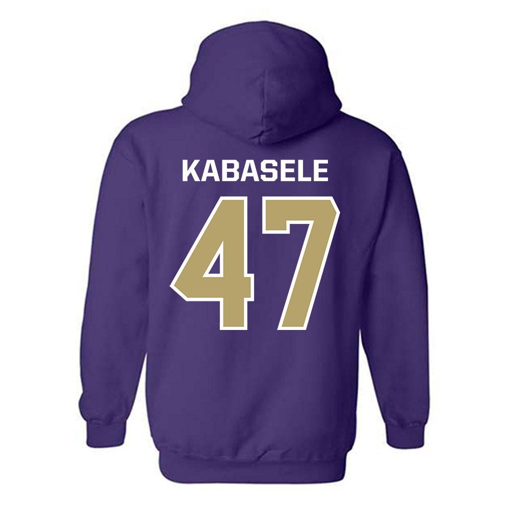 JMU - NCAA Football : Kevin Kabasele - Classic Shersey Hooded Sweatshirt-1