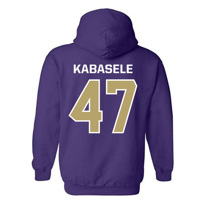JMU - NCAA Football : Kevin Kabasele - Classic Shersey Hooded Sweatshirt-1