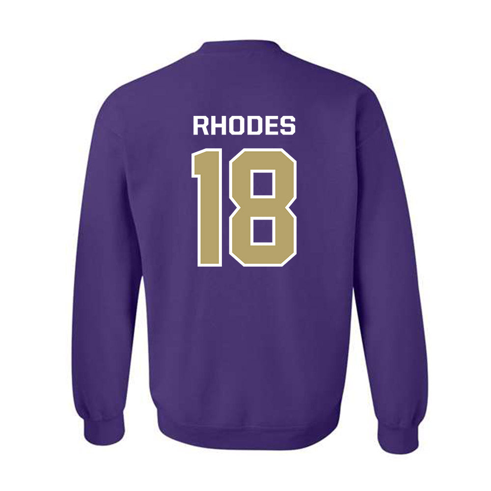 JMU - NCAA Football : Jase Rhodes - Classic Shersey Crewneck Sweatshirt-1