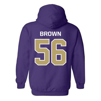 JMU - NCAA Football : Tyler Brown - Classic Shersey Hooded Sweatshirt-1