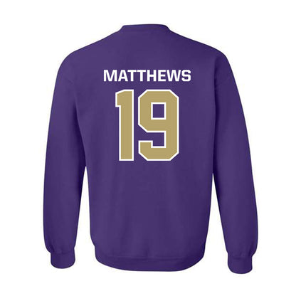 JMU - NCAA Football : Micah Matthews - Classic Shersey Crewneck Sweatshirt-1