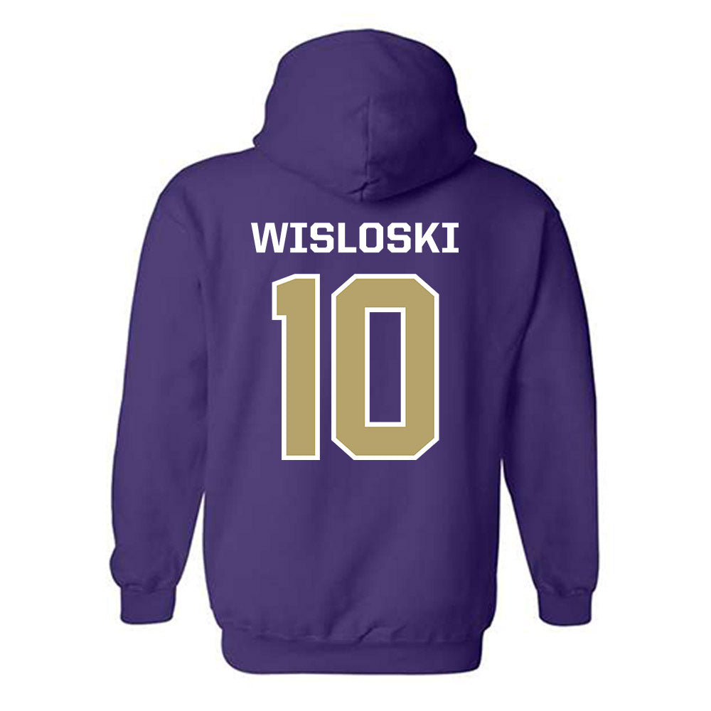 JMU - NCAA Football : Braeden Wisloski - Classic Shersey Hooded Sweatshirt-1