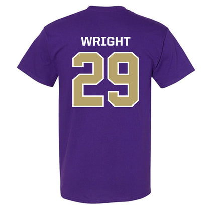 JMU - NCAA Football : KJ Wright - Classic Shersey T-Shirt-1