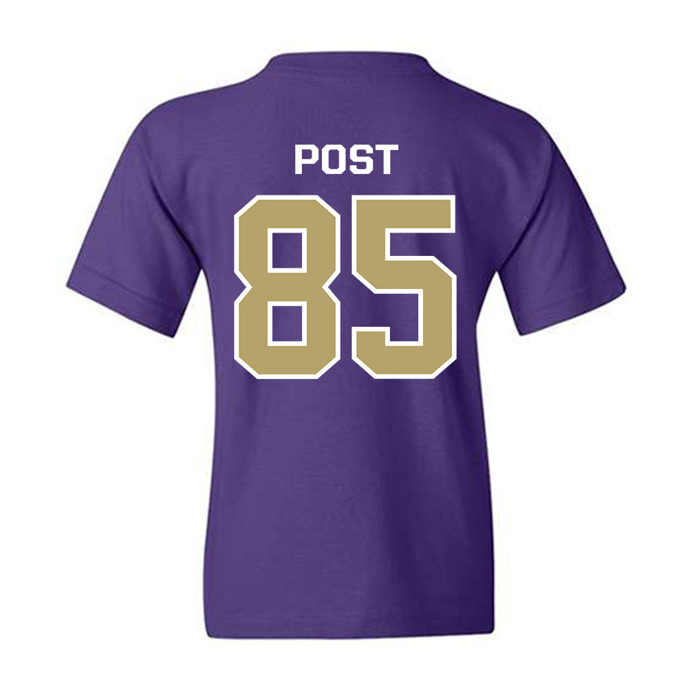 JMU - NCAA Football : Ryder Post - Classic Shersey Youth T-Shirt-1