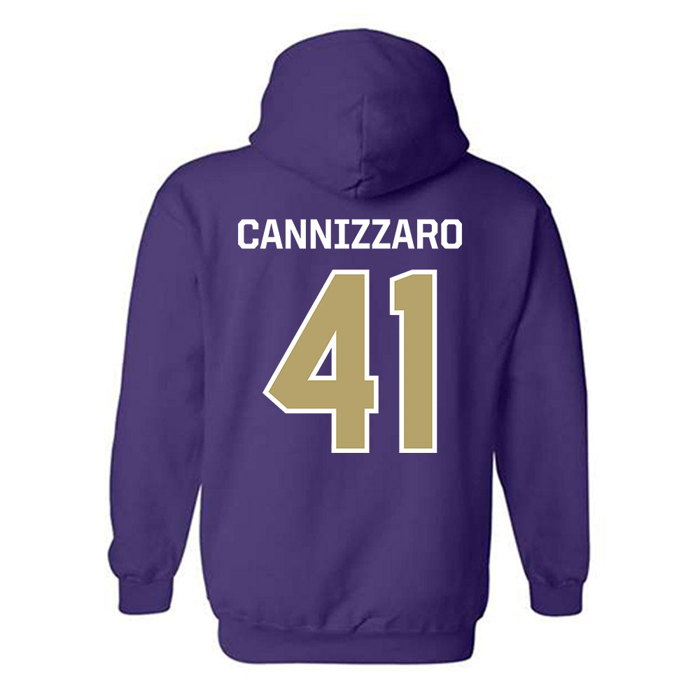 JMU - NCAA Baseball : Jack Cannizzaro - Classic Shersey Hooded Sweatshirt-1