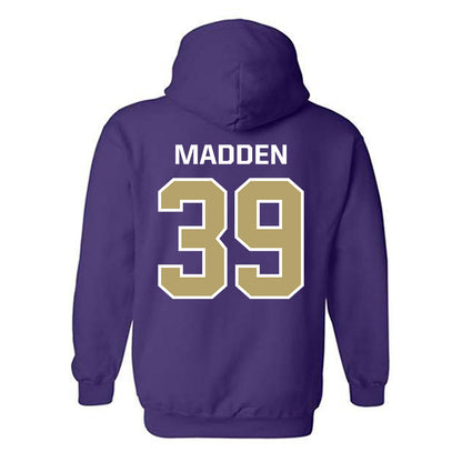 JMU - NCAA Baseball : Griffin Madden - Classic Shersey Hooded Sweatshirt-1