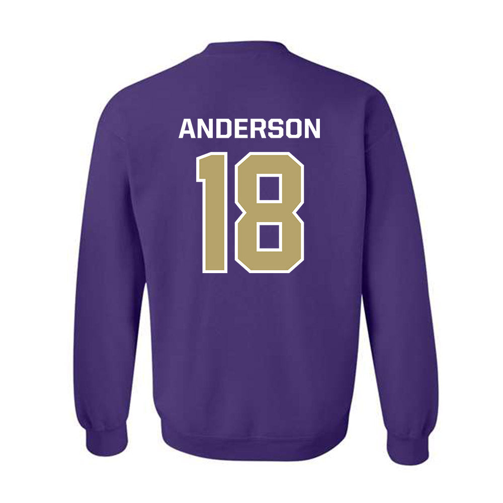 JMU - NCAA Baseball : Jack Anderson - Classic Shersey Crewneck Sweatshirt-1