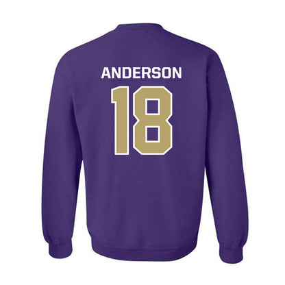 JMU - NCAA Baseball : Jack Anderson - Classic Shersey Crewneck Sweatshirt-1
