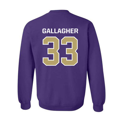 JMU - NCAA Baseball : Aiden Gallagher - Classic Shersey Crewneck Sweatshirt-1