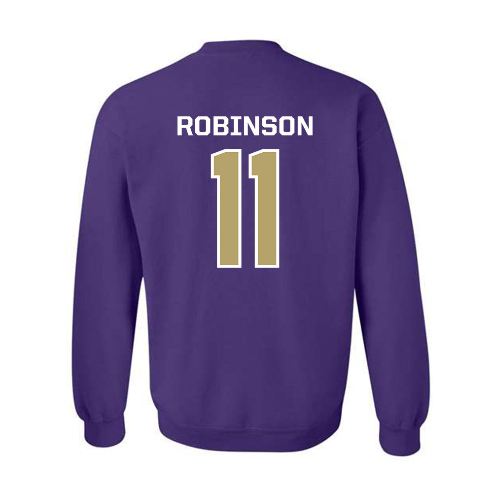 JMU - NCAA Women's Basketball : Bree Robinson - Classic Shersey Crewneck Sweatshirt-1
