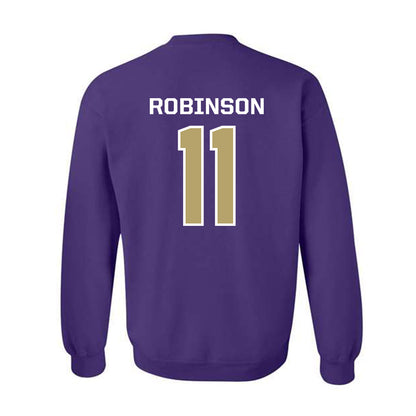 JMU - NCAA Women's Basketball : Bree Robinson - Classic Shersey Crewneck Sweatshirt-1