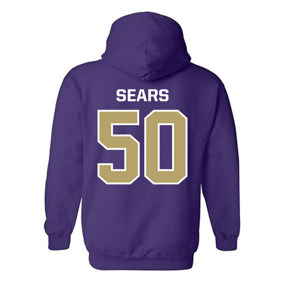 JMU - NCAA Football : Jesse Sears - Classic Shersey Hooded Sweatshirt-1