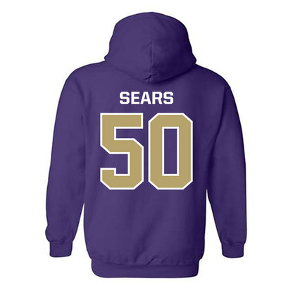 JMU - NCAA Football : Jesse Sears - Classic Shersey Hooded Sweatshirt-1