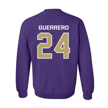 JMU - NCAA Baseball : Jack Guerrero - Classic Shersey Crewneck Sweatshirt-1
