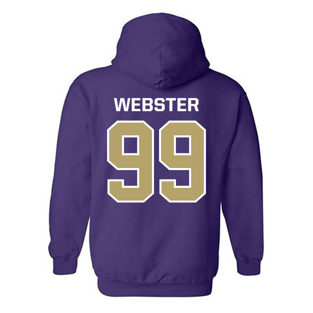 JMU - NCAA Football : Cole Webster - Classic Shersey Hooded Sweatshirt-1
