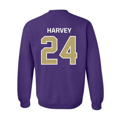 JMU - NCAA Football : Jayon Harvey - Classic Shersey Crewneck Sweatshirt-1