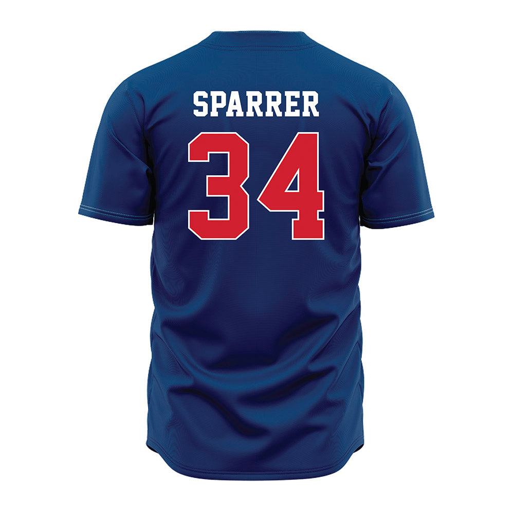 Radford - NCAA Baseball : Tyler Sparrer - Blue Jersey-1