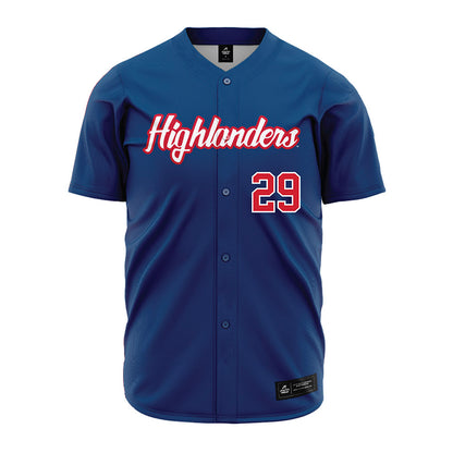 Radford - NCAA Baseball : Ben Keefe - Blue Jersey-0