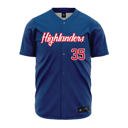 Radford - NCAA Baseball : Brooks Simpson - Blue Jersey-0