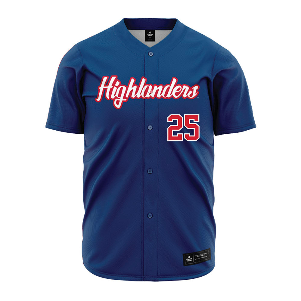 Radford - NCAA Baseball : Alex Levesque - Blue Jersey-0