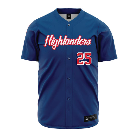 Radford - NCAA Baseball : Alex Levesque - Blue Jersey-0