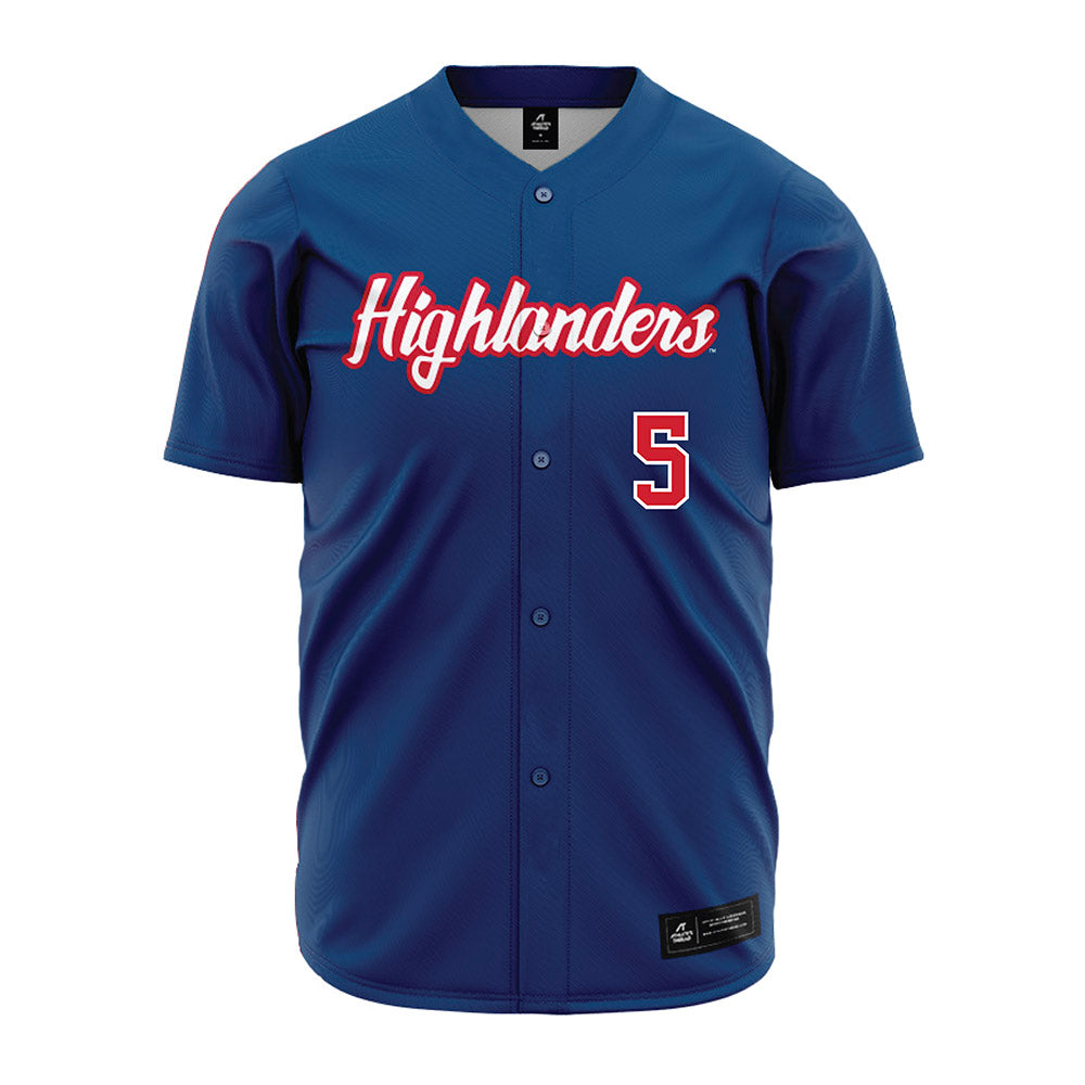 Radford - NCAA Baseball : Devin Parks - Blue Jersey-0