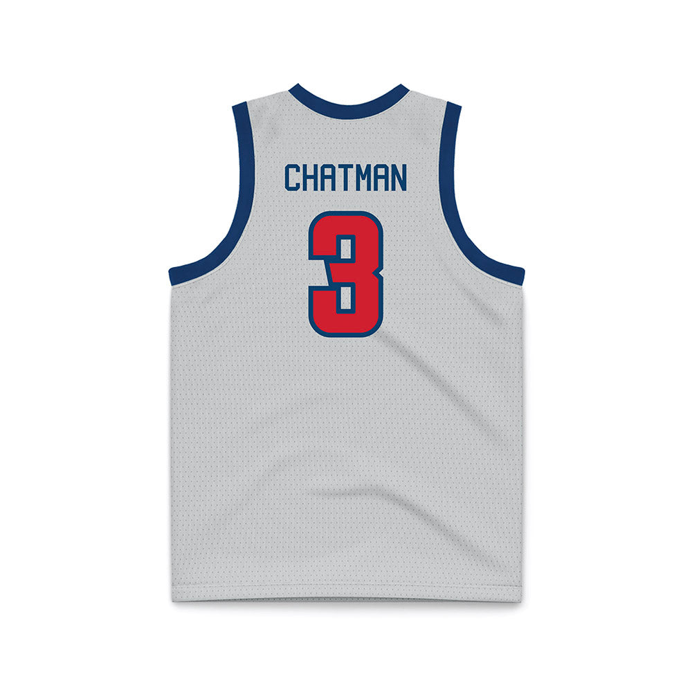 Radford - NCAA Men's Basketball : Brennan Chatman - Grey Basketball Jersey