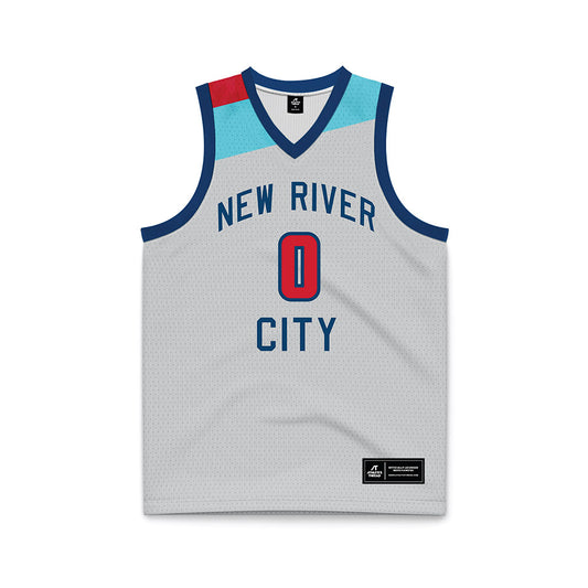 Radford - NCAA Men's Basketball : Brandon Maclin - Grey Basketball Jersey