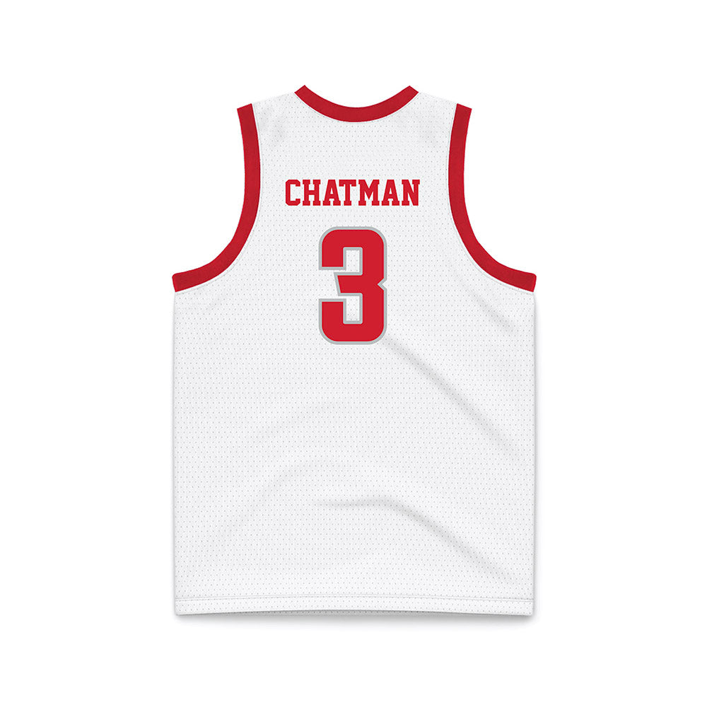 Radford - NCAA Men's Basketball : Brennan Chatman - White Basketball Jersey