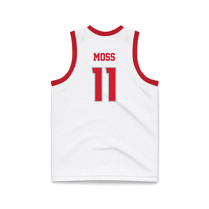 Radford - NCAA Men's Basketball : Jarvis Moss - White Basketball Jersey