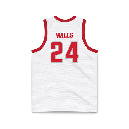 Radford - NCAA Men's Basketball : Lukas Walls - White Basketball Jersey-1