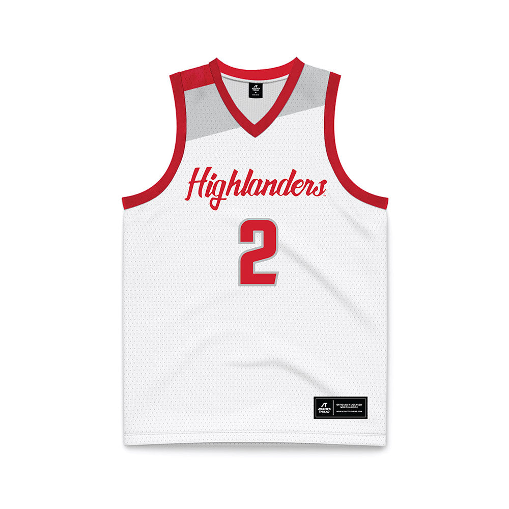 Radford - NCAA Men's Basketball : Chace Davis - White Basketball Jersey