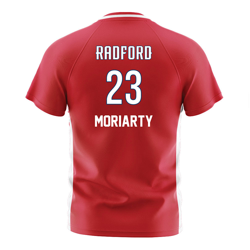Radford - NCAA Men's Soccer : Rahul Moriarty - Red Soccer Jersey-1